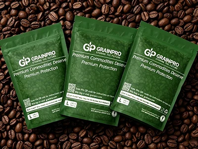 Borsa ermetica per campioni di chicchi di caffè