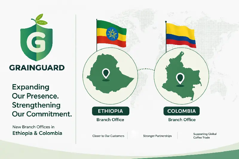 GrainGuard espande la sua presenza internazionale con nuove filiali in Etiopia e Colombia