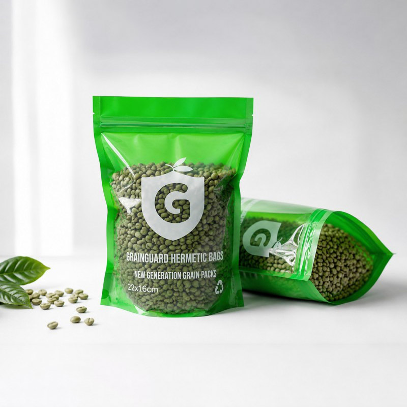Borsa per campioni ermetica per chicchi di caffè verde