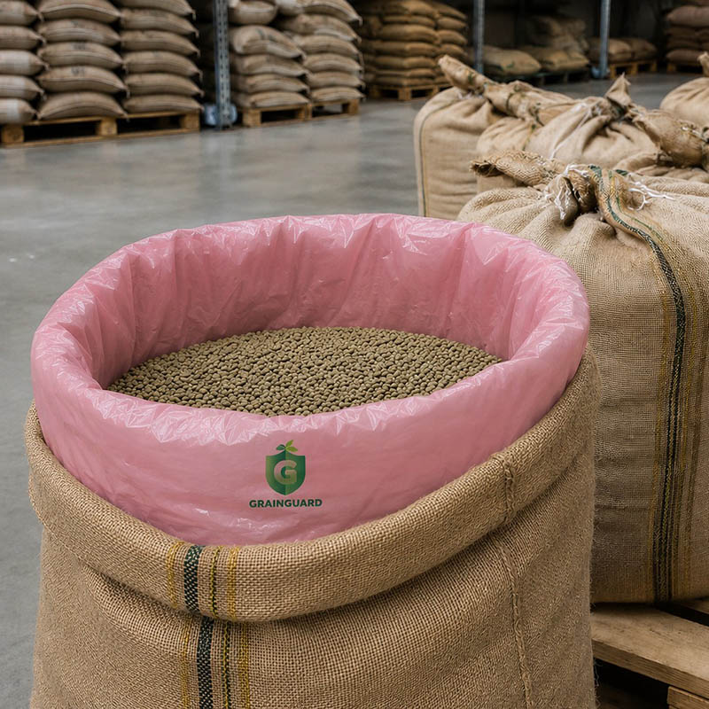 Fodera interna ermetica in iuta per riporre il caffè