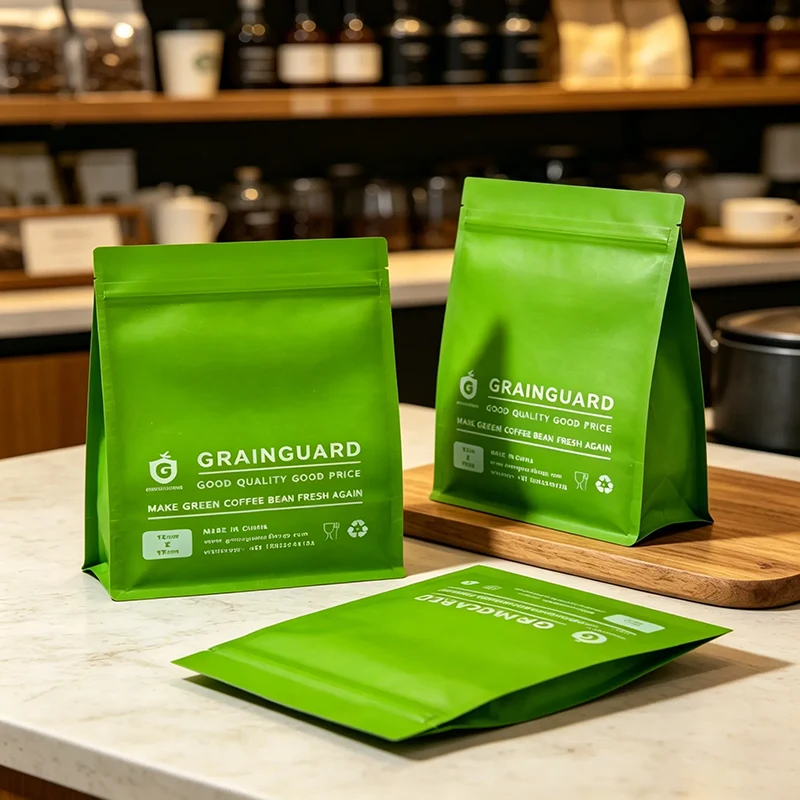 Busta per campioni di chicchi di caffè verde